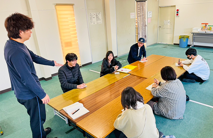 先輩支援員のサポート