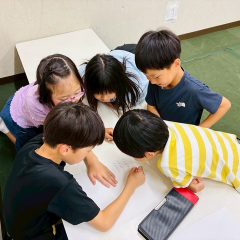 4年生リーダーたちを中心に…